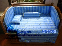 Chăn ga gối quây cũi Hàn Quốc cho giường cũi trẻ em HPK32